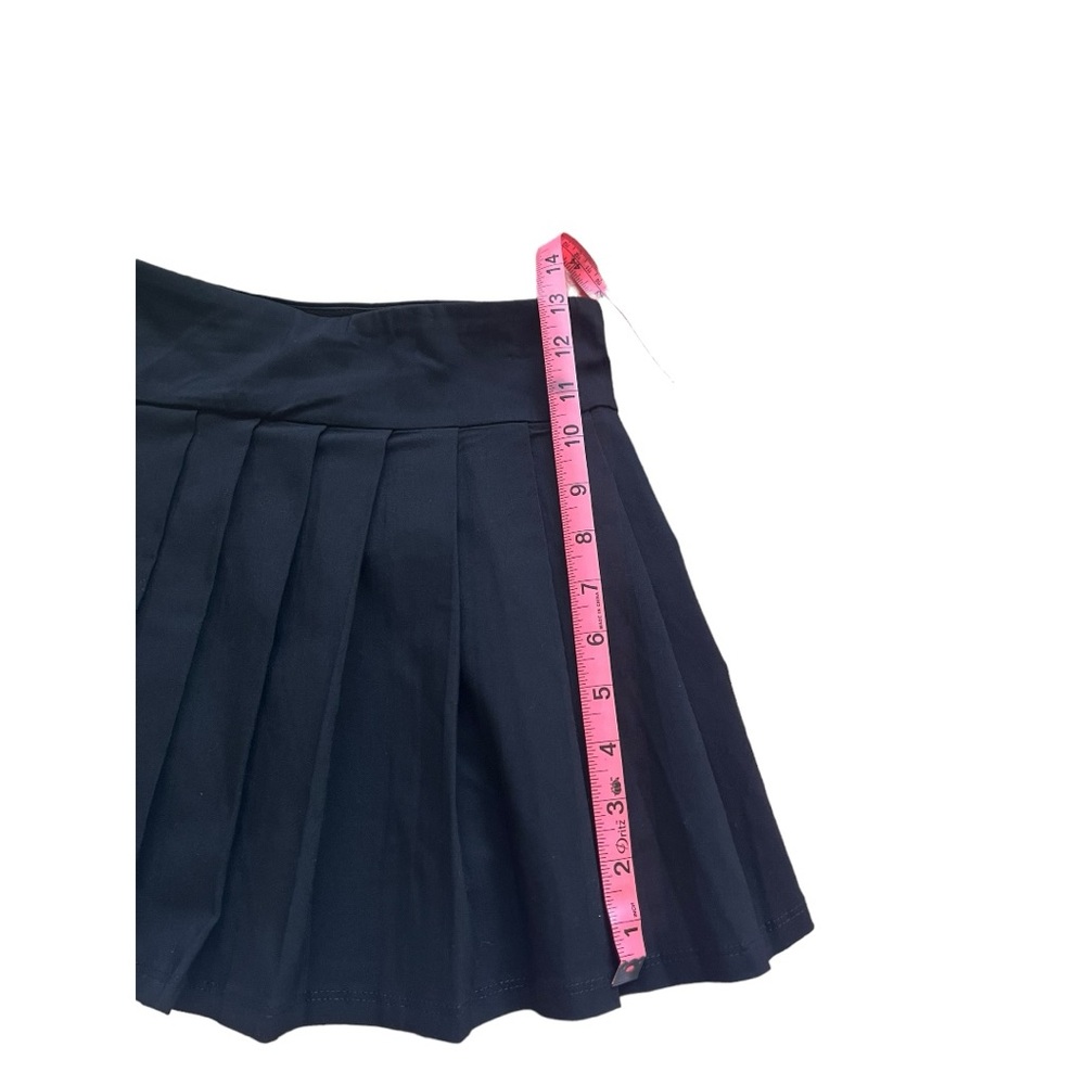 Sincerely Jules black a line pleated black mini skirt - Picture 4 of 6